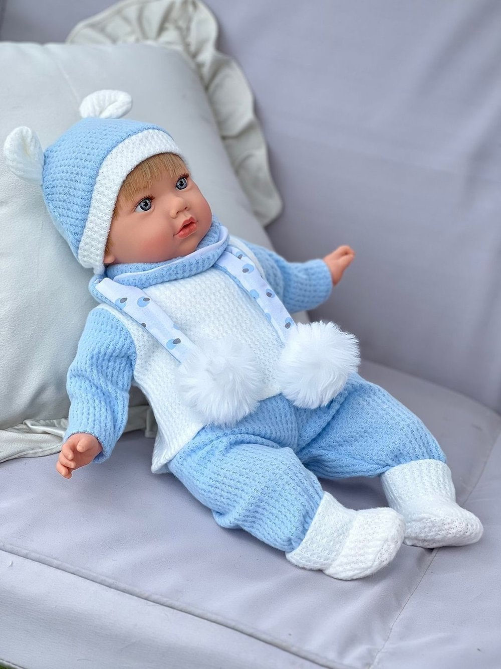 Кукла Marina and Pau 45 cм TEO мягконабивная в пакете (M790K)