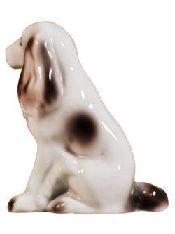 Фарфоровая статуэтка "Спаниель" Hollóháza