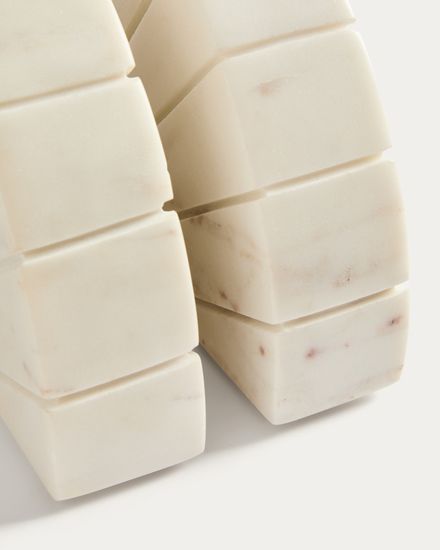 Подставка для книг Serela из белого мрамора