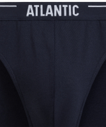 Мужские трусы слипы спорт Atlantic, набор 5 шт., хлопок, темно-синие, 5SMP-004