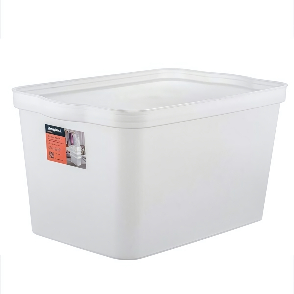 Ящик для хранения Keeplex Trendy 24 л 45,2х29,8х24,4 см матовый кристалл