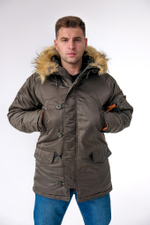 Парка флисовая N3b Husky19 Rep.Grey