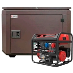 Генератор бензиновый SUNREKA G8500TFEAX с кожухом Geon 1400SS RAL 8019