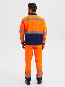 Костюм "Зарница" полукомбинезон (оранжевый/синий)