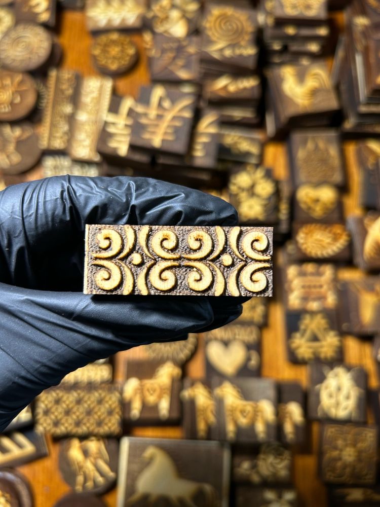 Деревянный штамп 180 (5,3x2 см) (Уценка!)