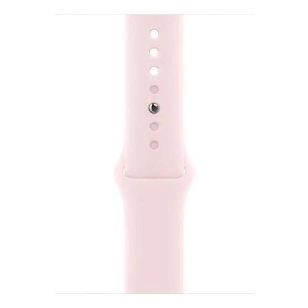 Apple Watch Series 9, 41 мм, из алюминия розового цвета, спортивный ремешок