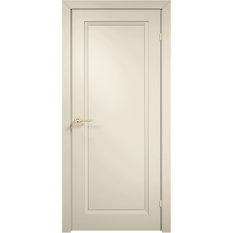 Межкомнатная дверь эмаль Дверцов Модена 1 цвет жемчужно-белый RAL 1013 глухая