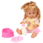 Пупс функциональный с аксесс., коробка 6605-4