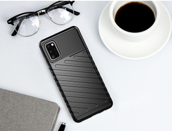 Чехол на телефон Samsung Galaxy A41 черного цвета, серия Onyx от Caseport