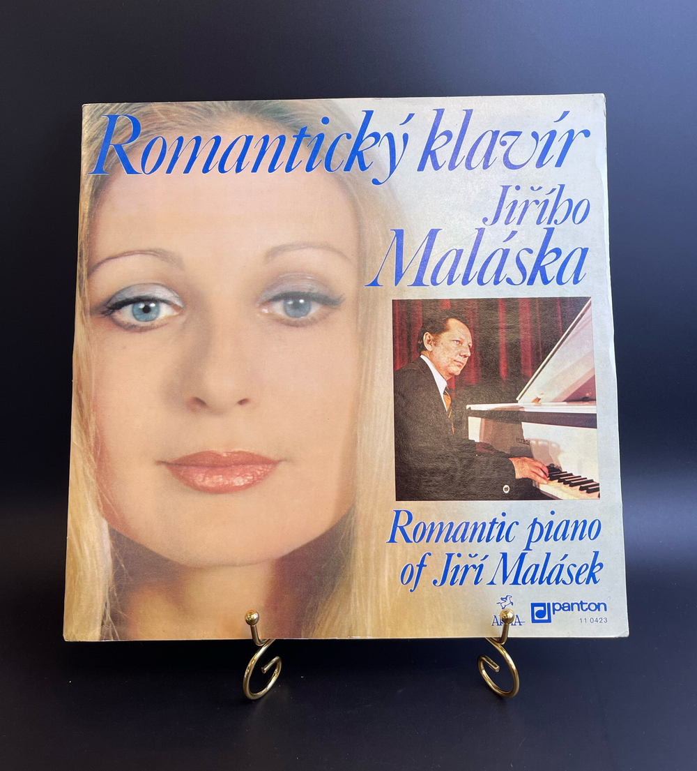 Jiri Malasek ‎– Romanticky Klavir Jiriho Malaska. Виниловая пластинка 12 дюймов. Czechoslovakia - Panton - Jazz