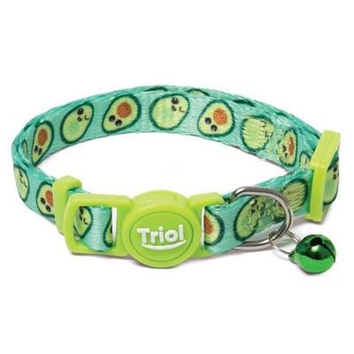 Ошейник  для кошек нейлоновый "Авокадо" XS, 10*210-330мм, Triol