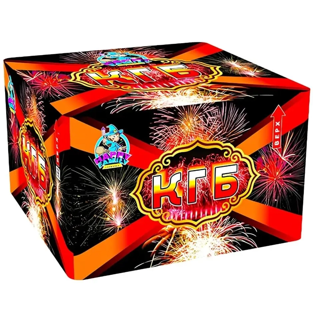 Батарея салютов КГБ (FP-B312) от Фаворит Пиро Групп, 100 залпов, 30 мм