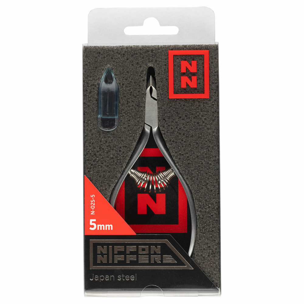 Nippon Nippers Кусачки для кутикулы лезвие 5мм спиральная пружина (NN_N-02S-5)
