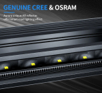 Безвинтовая светодиодная панель AURORA IP69K 10 дюймов DRL RGB