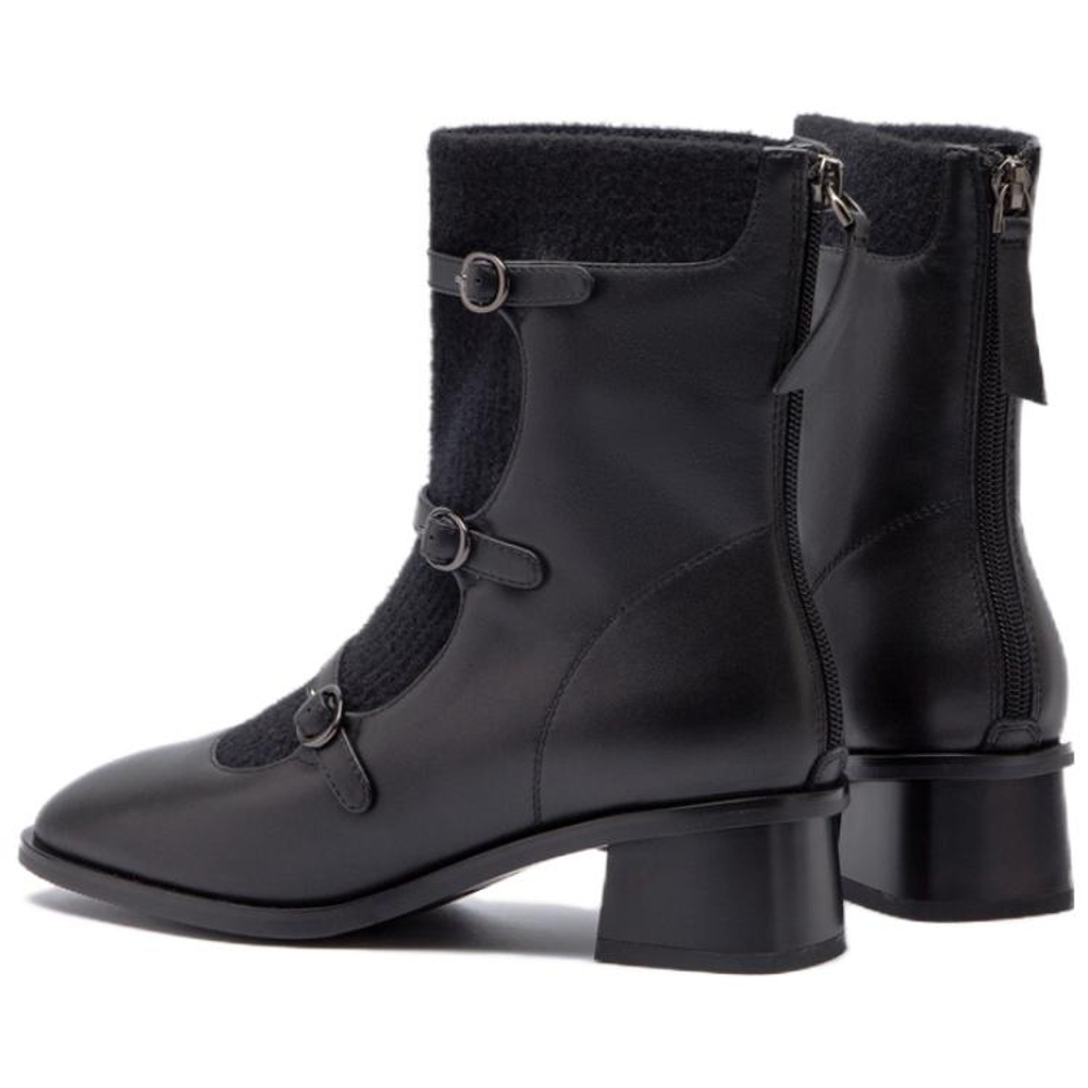 BATA Stretch & Sock Boots Women"s Black/Brown