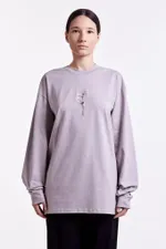 Лонгслив Гербарий Гречиха Пепел