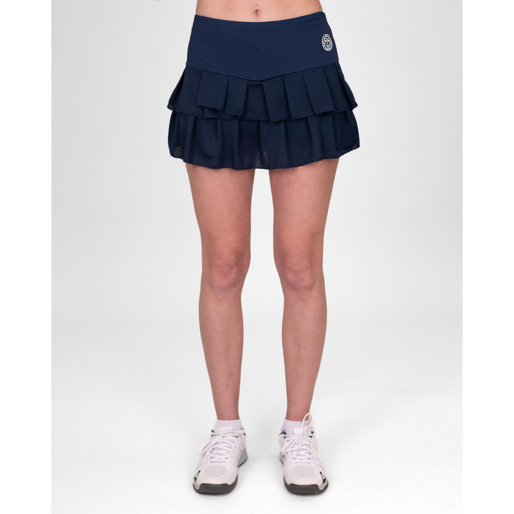 ОДЕЖДА ДЛЯ ТЕННИСА Женская, Юбка BIDI BADU CREW PLEATED SKORT .