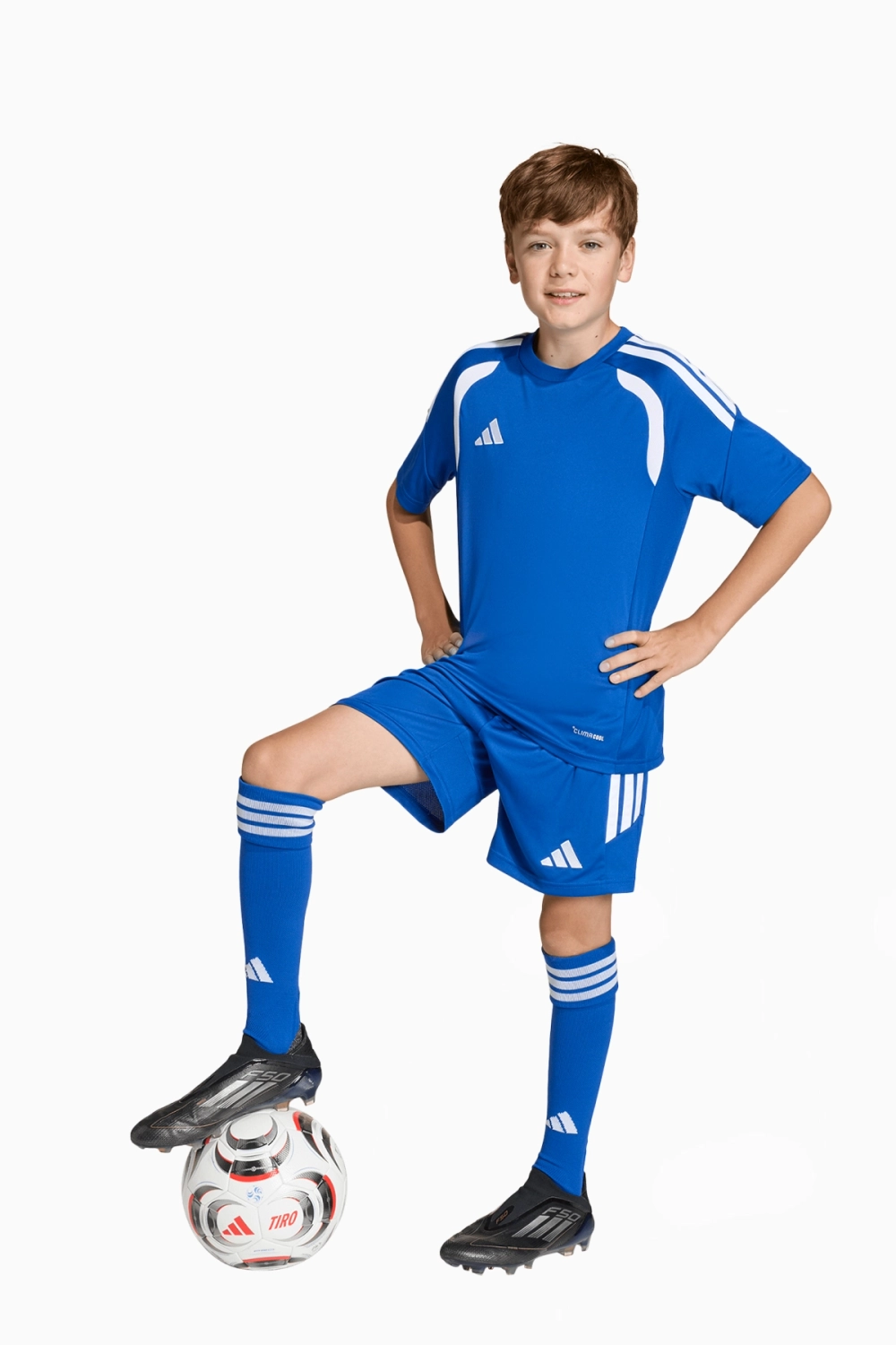 Футболка adidas Tiro 26 League Junior - синий