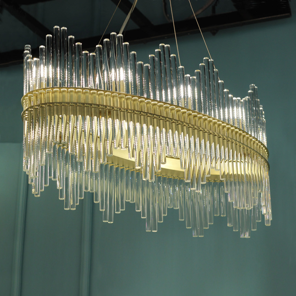 Люстра Cloyd HAYDN C8 / шир. 65 см - золото (арт.10339)