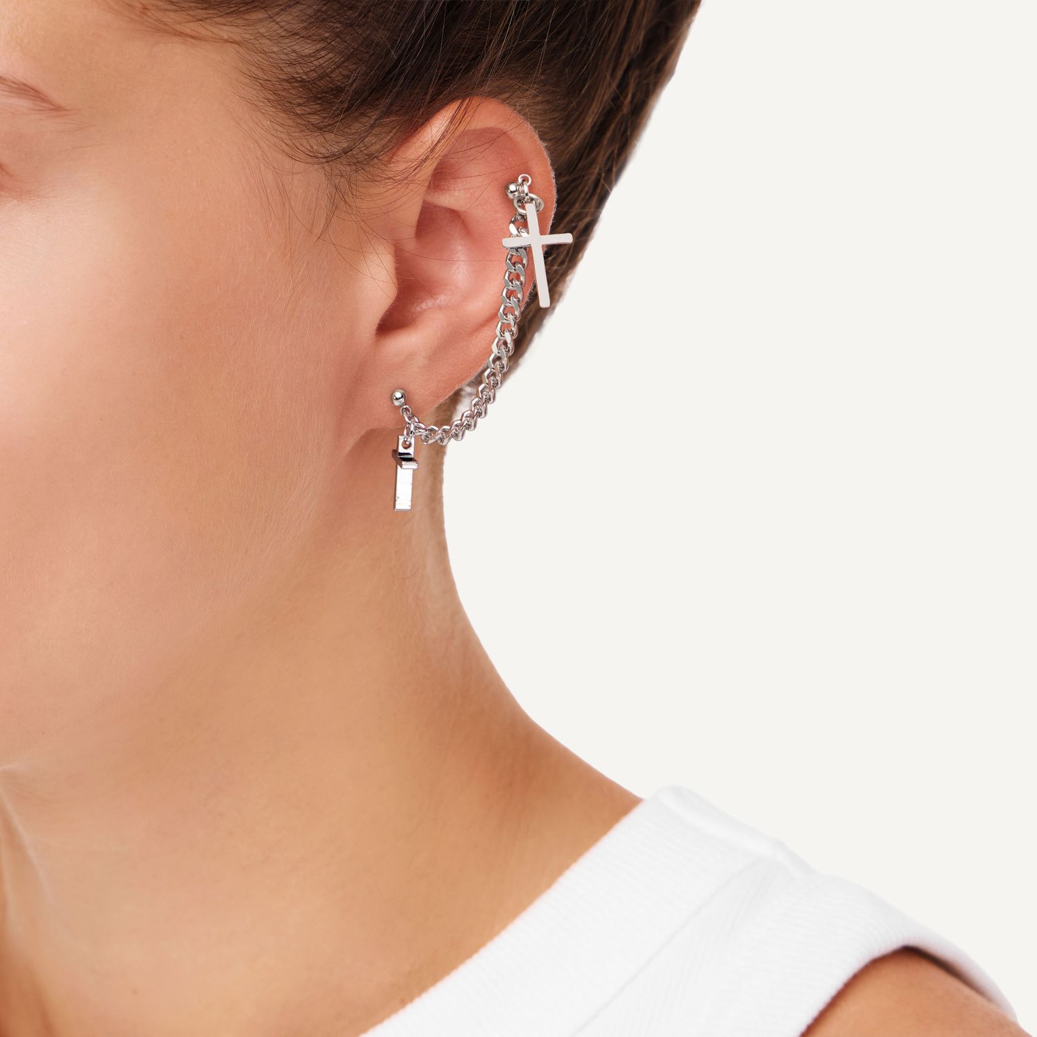 Серьга Faith Cross Earrings