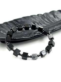 Браслет из натурального янтаря Будда