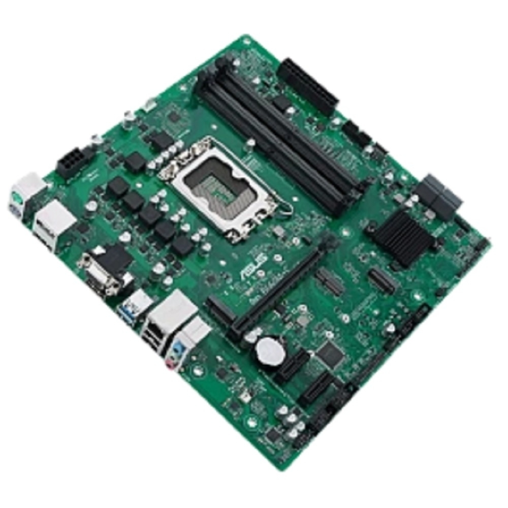 Материнская плата ASUS PRO B660M-C D4-CSM (Socket 1700, mATX, 4xDDR4(128GB), D-SUB/HDMI 2.1/2xDP, 1xPCIe 4.0x16/2xPCIe 3.0, 1xLAN, 4xSATA 6Gb/s, 2xM.2, 2xUSB 3.2, 2xUSB 2.0, 2xPS/2)