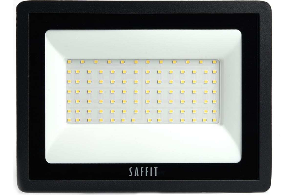 Прожектор LED SFL90-100 IP65 100W 6400K черный SAFFIT