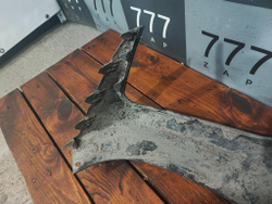 Юбка заднего бампера Hyundai Solaris 2 (HCR) 17-20 Б/У Оригинал 86612H5000