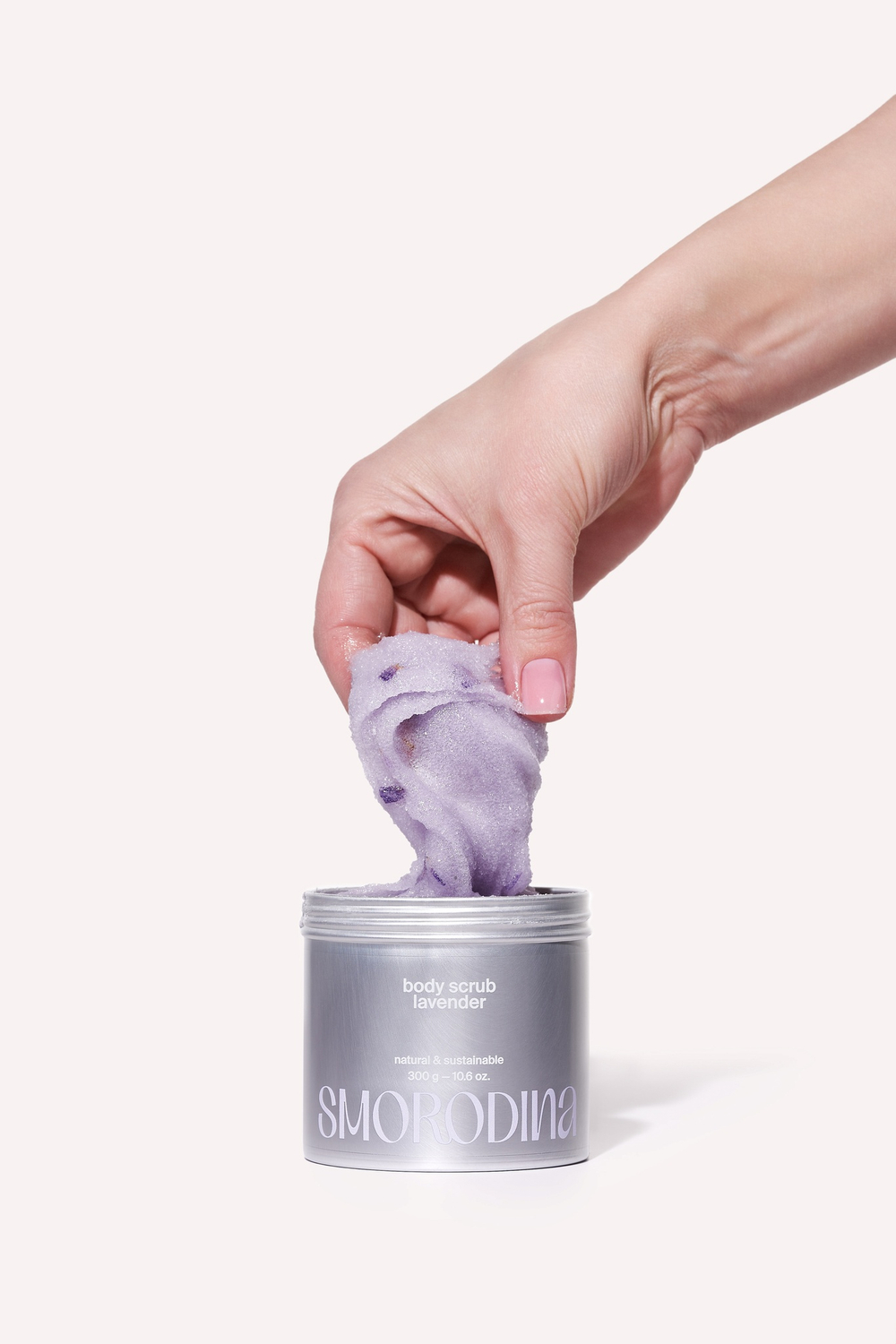 Smorodina Сахарно-соляной скраб-желе для тела "Лавандовый", 300г