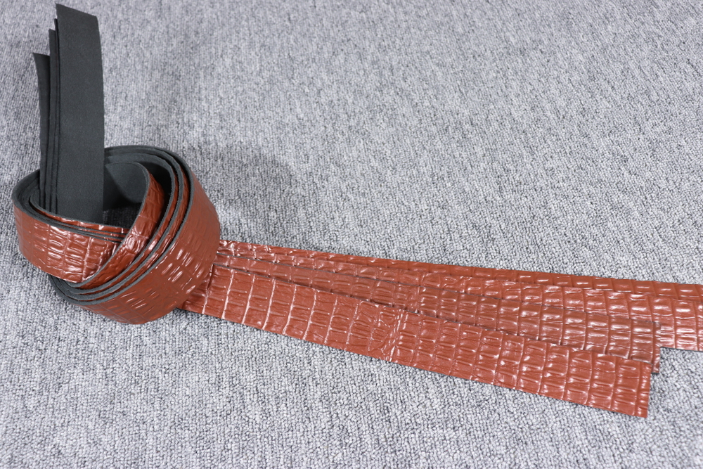 Ременная заготовка Медная с лицевой отделкой + плита Кайман 3,3-3,8