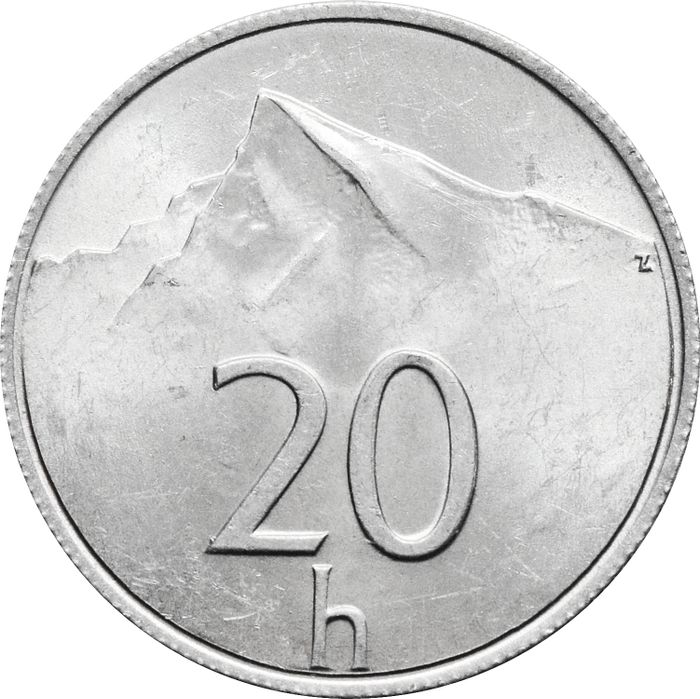 20 геллеров 1993 Словакия