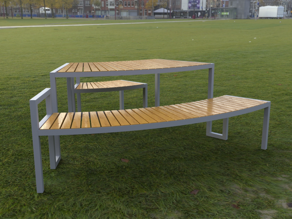 Стол уличный с лавками LÅNGBORDET R1.8