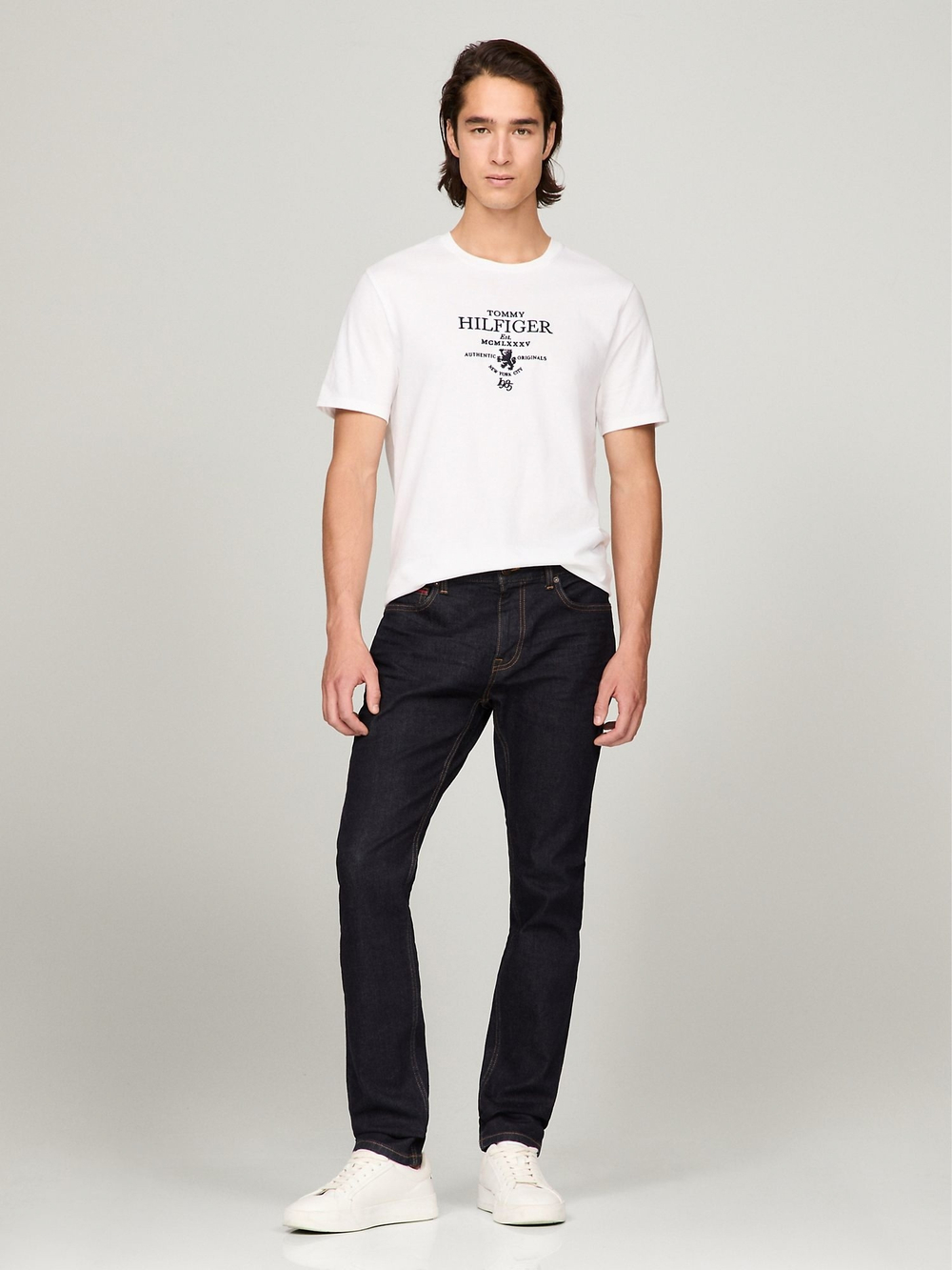 Футболка Tommy Hilfiger Tommy Heritage Logo Optic White