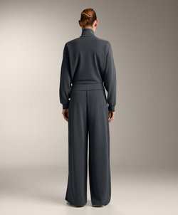 OYSHO Полосатые брюки с модалом, асфальтовый