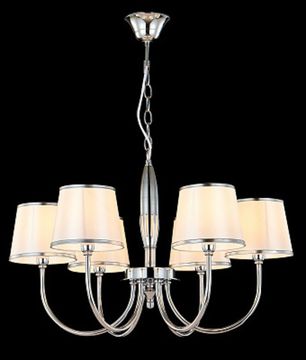 Люстра подвесная Favor SP6 хром Crystal Lux