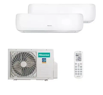 Мульти сплит-система Hisense на 2 комнаты (25+35 кв.м.) PREMIUM DESIGN R32