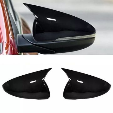 Накладки на зеркала M Style Kia K3 / Cerato / Forte 2019-2025 чёрный глянец