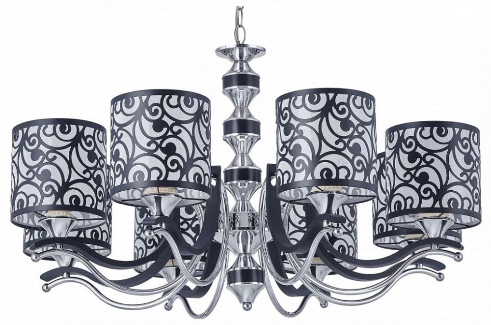 Подвесная люстра Arte Milano Florentia-4957 304957/8 Bk/Ni