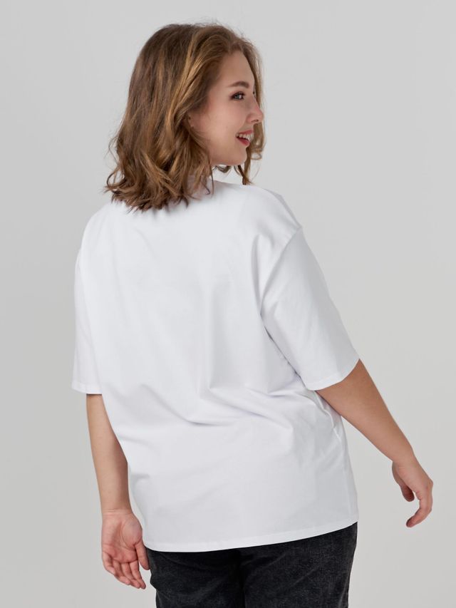 Футболка Женская Белая «Котики»