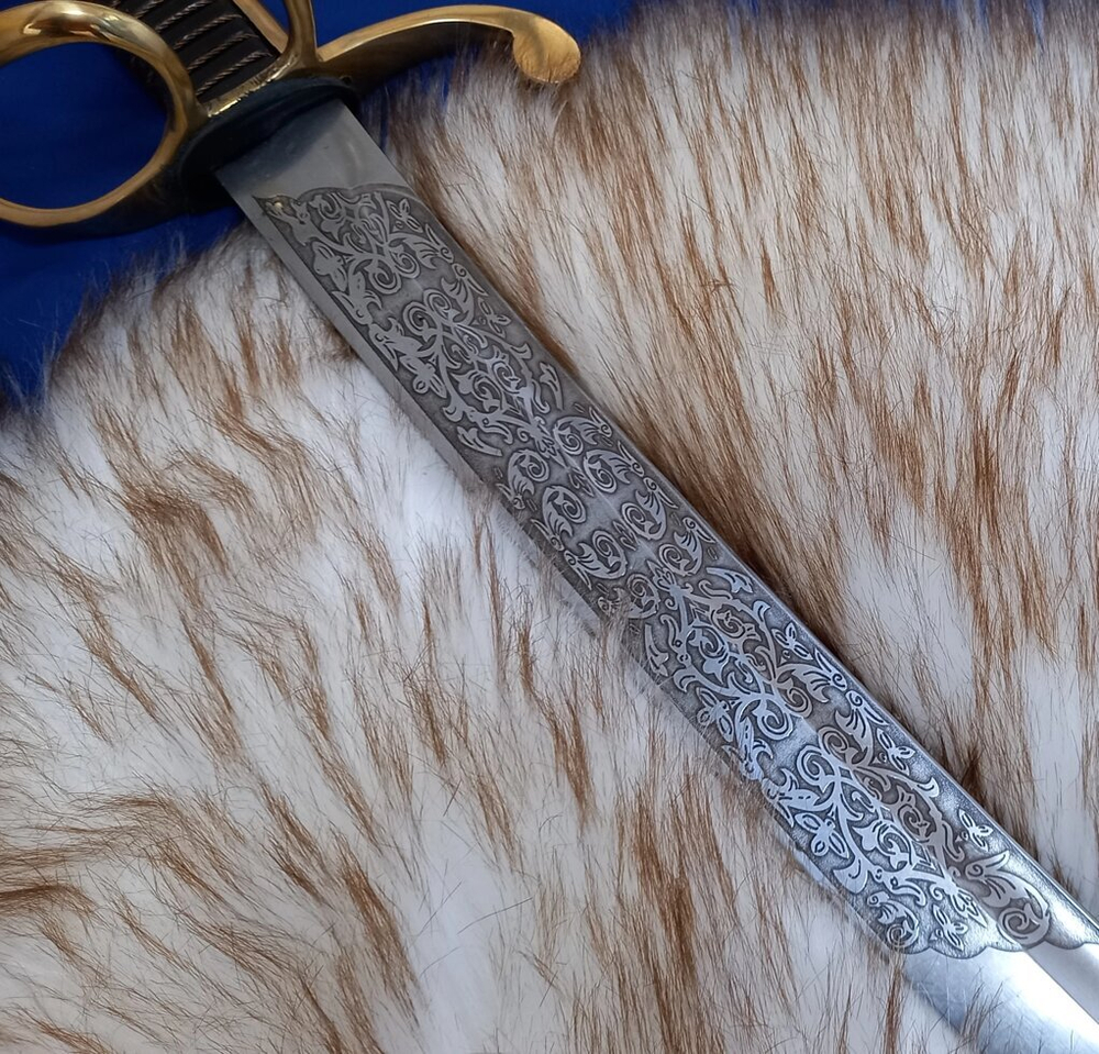 Сабля офицерская Бородинская Юбилейная кованая, образца 1827 г.