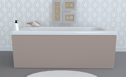 Экран под ванну глухой TR-10-207 сантьяго матовый soft touch