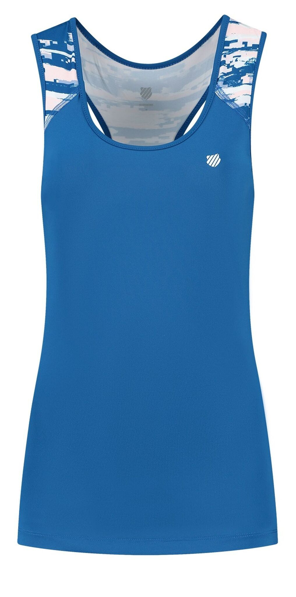 Женский топ теннисный K-Swiss Tac Hypercourt Advantage Tank 2 - clas blue/print