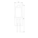Галогенная лампа 20W G4 BХ101
