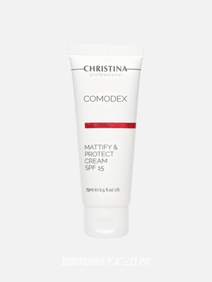 Матирующий защитный крем Mattify & Protect Cream SPF 15, Christina, 75 мл