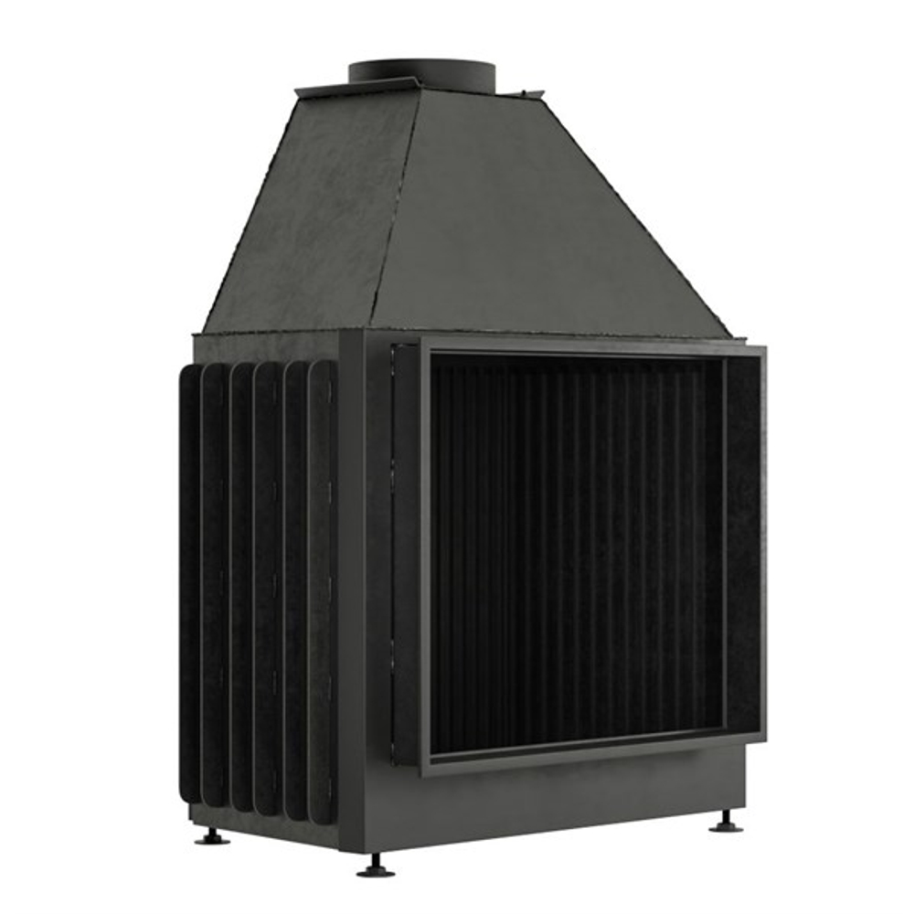Открытая каминная топка WARMHAUS FLAT 80/60