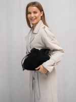 сумка через плечо средняя натуральная замша