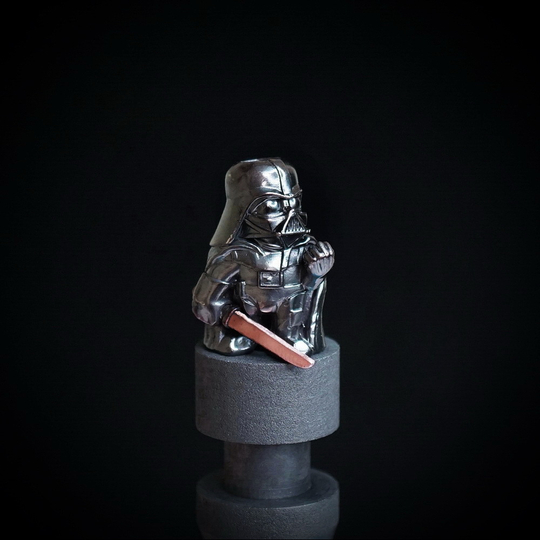 Бусина "Дарт Вейдер" для темляков или браслетов , биметалл