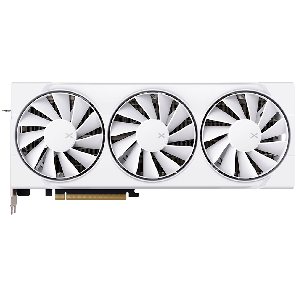 XFX Swift AMD Radeon RX 9070XT White Triple fan Gaming Edition with 16GB GDDR6 HDMI 3xDP, AMD RDNA 4