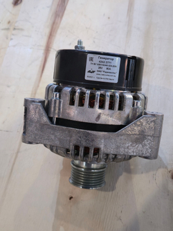 Генератор Маз, Лаз, Урал дв.ЯМЗ Евро-3 поликлиновой шкив, монокронштейн 28В 80А Радиоволна