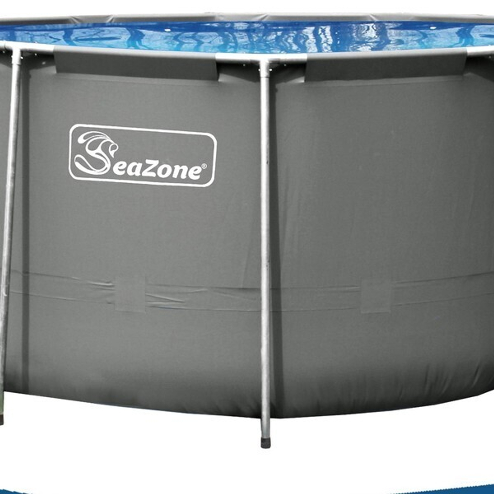 Бассейн каркасный, морозостойкий Seazone 305*100 см (650-020 Серый)